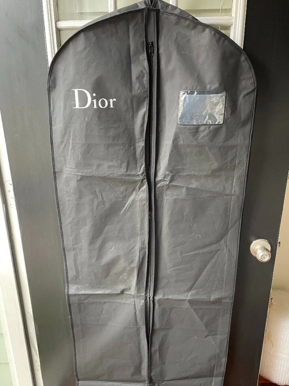 Dior Black Garment/Travel Bag-Zippered Storage
